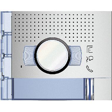 FRONTALE AUDIO VIDEO 1 PULSANTE ALLUMINIO METAL - BTICINO 351211 product photo Photo 02 3XL