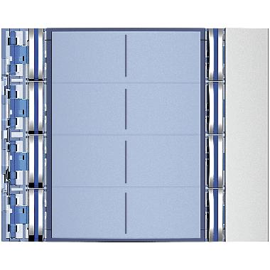 FRONTALE 8 PULSANTI DOPPIA FILA ALLUMINIO METAL - BTICINO 352181 product photo Photo 02 3XL