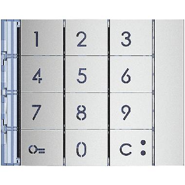 FRONTALE TASTIERA NUMERICA ALLUMINIO METAL - BTICINO 353001 product photo Photo 02 3XL
