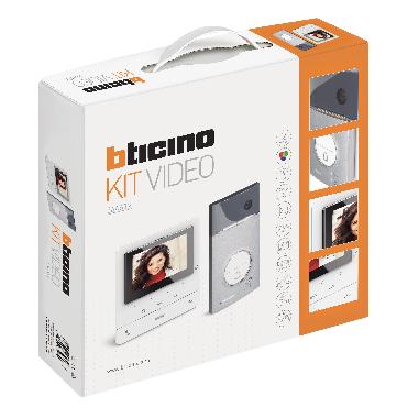 KIT VIDEOCITOFONICO CLASSE100 V16E MONO FAMILIARE LINEA 3000 - BTICINO 364612 product photo Photo 03 3XL