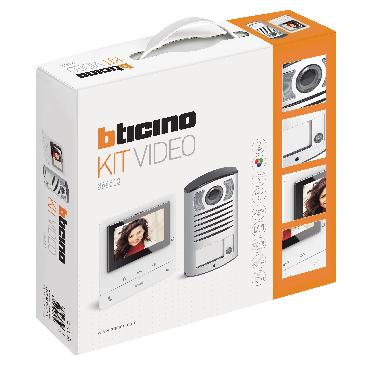 KIT VIDEOCITOFONICO CLASSE100 V16B MONO FAMILIARE LINEA 2000 - BTICINO 364613 product photo Photo 02 3XL