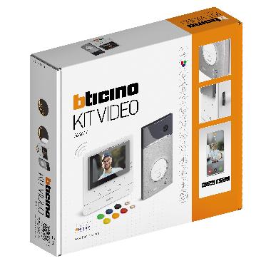 KIT VIDEOCITOFONICO  CLASSE100 X16E MONO-FAMILIARE LINEA 3000 - BTICINO 364614 product photo Photo 03 3XL