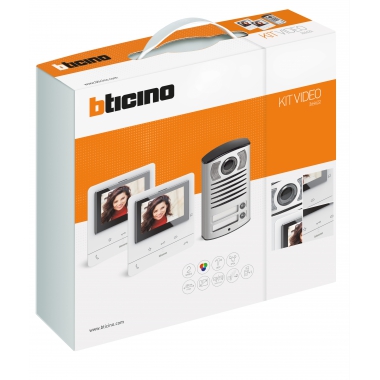 KIT VIDEO CITOFONICO CLASSE100 V16B BI FAMILIARE LINEA 2000 - BTICINO 364622 product photo Photo 02 3XL