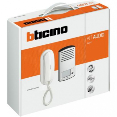 KIT CITOFONO AUDIO MONOFAMILIARE 2 FILI SPRINT LINEA 2000 - BTICINO 366811 product photo Photo 01 3XL