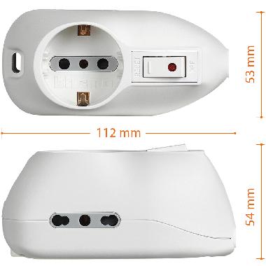 MULTIP - SLOT3 2+1 PRESE,SP.16A+INT BIANCA - BTICINO 3693DB - BTICINO 3693DB product photo Photo 05 3XL