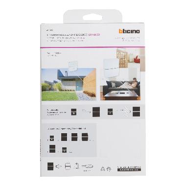 KIT CAMPANELLO SENZA FILI ALLUMINIO ADVANCED - BTICINO 393015D product photo Photo 03 3XL