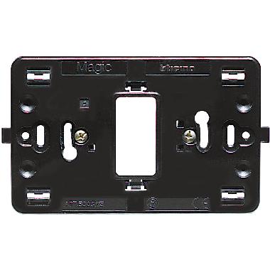 SUPPORTO LARGO 1 POSTO SCATOLA TONDA MAGIC - BTICINO 500S/13 product photo Photo 02 3XL