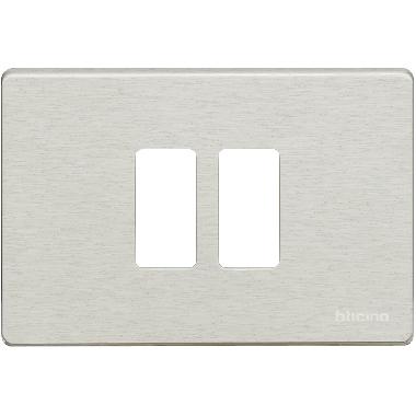 PLACCA 2 POSTO SCATOLA TONDA OXIDAL MAGIC - BTICINO 500/23/X product photo Photo 02 3XL