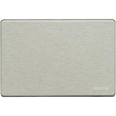 PLACCA CIECA X SCATOLA 503 ALLUMINIO MAGIC - BTICINO 503/0/AL product photo Photo 02 3XL