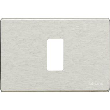 PLACCA 1 POSTO ALLUMINIO OXIDAL MAGIC - BTICINO 503/1/X product photo Photo 02 3XL