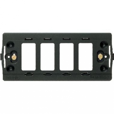 SUPPORTO A 4 POSTI MODULO 504 MAGIC - BTICINO 504R product photo Photo 01 3XL