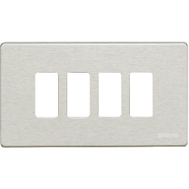 PLACCA 4 POSTI RESINA MAGIC - BTICINO 504/4/R product photo Photo 02 3XL