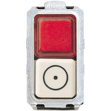 PULSANTE + PORTALAMPADA 24V ROSSO MAGIC - BTICINO 5057R product photo Photo 02 3XL