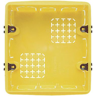 SCATOLA DA INCASSO QUADRATA A 6 POSTI - BTICINO 506E product photo Photo 02 3XL
