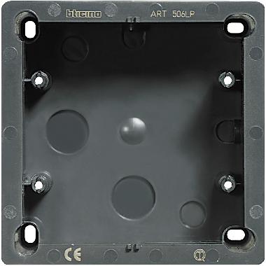 SCATOLE - DA PARETE 3+3 POSTI LIVING INT - BTICINO 506LP product photo Photo 02 3XL