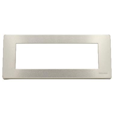 PLACCA 6 POSTI LINEA X SCATOLA 506 RESINA AVORIO MAGIC TT - BTICINO 506L/6A/R product photo Photo 02 3XL