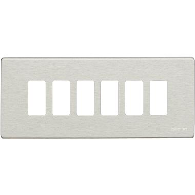 MAGIC - PLACCA 6P OXIDAL - BTICINO 506L/6/X product photo Photo 01 3XL