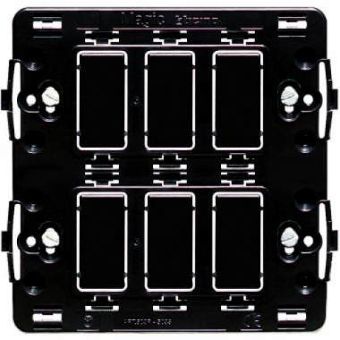 SUPPORTO 3+3 POSTI SEPARATI MAGIC - BTICINO 506S product photo Photo 01 3XL