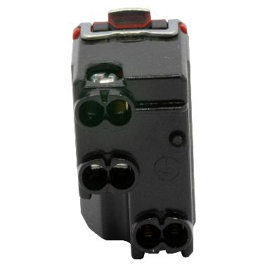 MAGIC PRESA BIPASSO 2P+T 10/16 ROSSA - BTICINO 5180R product photo Photo 05 3XL