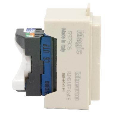 MAGIC-CONNETTORE RJ45 TOOLLESS UTP CAT6 - BTICINO 5979C6 - BTICINO 5979C6 - BTICINO 5979C6 product photo Photo 05 3XL