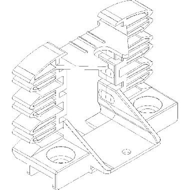 SUPPORTO ISOLATO BARRA TESTA MAS - BTICINO 78860/PL product photo Photo 02 3XL