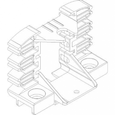 SUPPORTO ISOLATO BARRA TESTA MAS - BTICINO 78860/PL product photo Photo 01 3XL