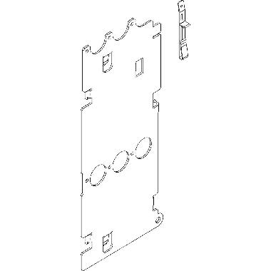 MAS - PIASTRA ATT FISSI POST M250 MGT - BTICINO 9002S - BTICINO 9002S product photo Photo 01 3XL