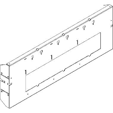 MAS - TELAIO ATT FIX POST M250 MGT L=850 - BTICINO 9081T/TN - BTICINO 9081T/TN product photo Photo 02 3XL