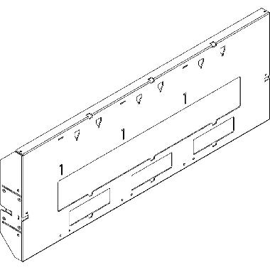 MAS - TELAIO ATT FIX POST M250 DIF L=850 - BTICINO 9082T/TN - BTICINO 9082T/TN product photo Photo 01 3XL