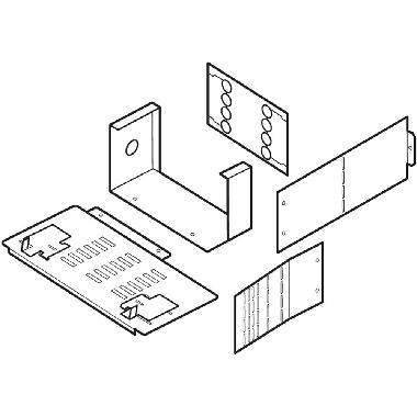 MAS - CELLA SEGREGAZIONE FORMA 4B H=300MM - BTICINO 91850/3CE - BTICINO 91850/3CE product photo Photo 01 3XL