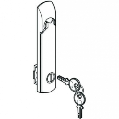 MANIGLIA GIREVOLE CON CHIAVI PER ARMADI LDX400 MDX E HDX - BTICINO 91860S product photo Photo 01 3XL