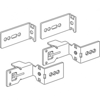 COPPIA DI SUPPORTI PER CANALINE PER QUADRI E ARMADI LDX400 E MDX400 LARGHEZZA 600MM - BTICINO 92600C product photo Photo 02 3XL