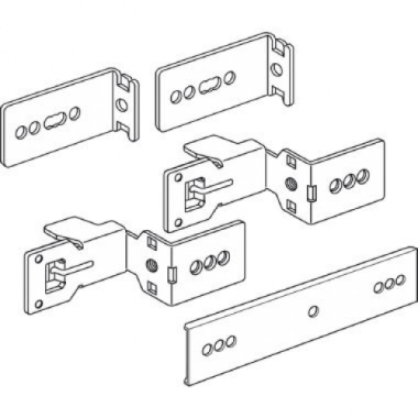 COPPIA DI SUPPORTI PER CANALINE PER QUADRI E ARMADI LDX400 E MDX400 LARGHEZZA 850MM - BTICINO 92800C product photo Photo 01 3XL