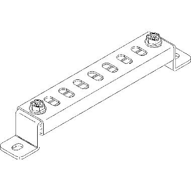 TRAVERSA PER FISSAGGIO CAVI SUL FRONTE IN QUADRI E ARMADI LDX400 - BTICINO 93300TRO product photo Photo 02 3XL