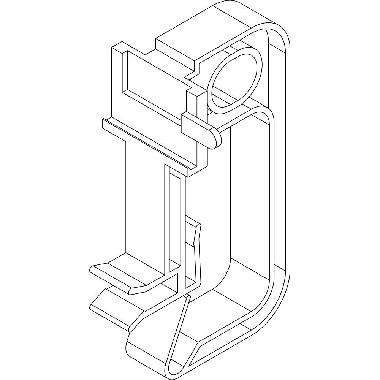 SUPPORTI PER CANALINE CON PASSAGGIO DEI CAVI IN ORIZZONTALE - BTICINO 94000MO product photo Photo 02 3XL