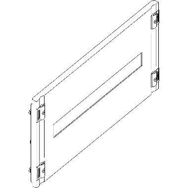 PANNELLO IN PLASTICA AD 1/4 DI GIRO CON FINESTRA DIN35 PER INSTALLAZIONE DI 24 MODULI 600X300MM - BTICINO 9533/24PL product photo Photo 02 3XL