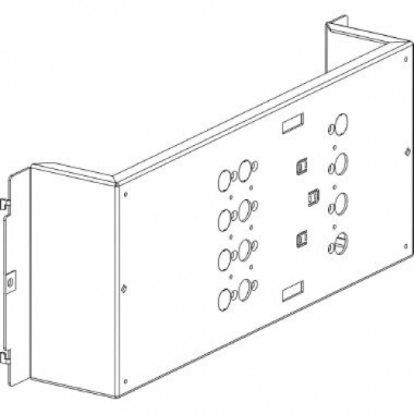 PIASTRA PER INTERRUTTORI M2 250 FISSI ATTACCHI POSTERIORI ORIZZONTALI L=600MM - BTICINO 9541AP250N product photo Photo 01 3XL