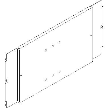 PIASTRA DI FISSAGGIO PER MW630 IN QUADRI E ARMADI LDX-P, LDX400 E MDX400 LARGHEZZA 600MM - BTICINO 9561PC/SW product photo Photo 02 3XL