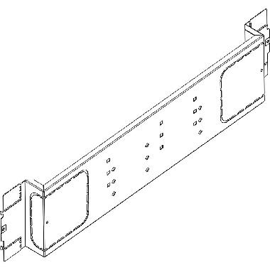 MAS - PIASTRA M250 ORIZZONTALE L=850 - BTICINO 9741P/02 product photo Photo 02 3XL