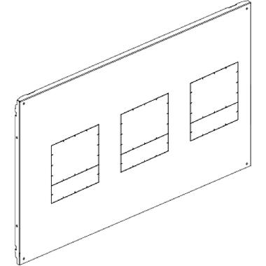 PANNELLO A 4 VITI DI FISSAGGIO PER INTERRUTTORI M160-250 E M4 630 850X400MM - BTICINO 9781/TN product photo Photo 02 3XL