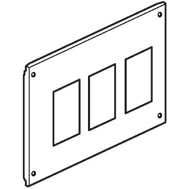PANNELLO PER MEGATIKER DIFFERENZIALE SOTTOPOSTO M125-250+G125?250 LARGHEZZA 850MM - BTICINO 9782/ME product photo Photo 02 3XL