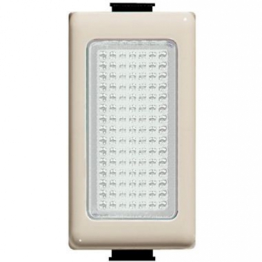PORTALAMPADA SPIA LUMINOSA BIANCO ORIGINALE MATIX AVORIO MAGIC TT - BTICINO A5060B product photo Photo 01 3XL