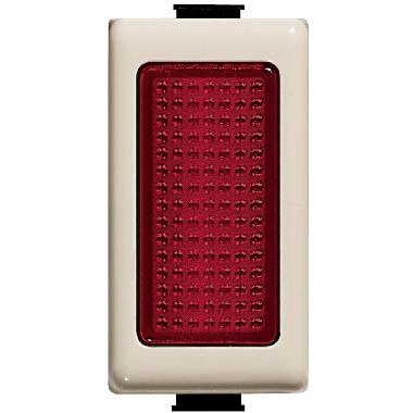 MATIX AVORIO MAGIC TT A5060R PORTALAMPADA SPIA LUMINOSA ROSSA ORIGINALE - BTICINO A5060R product photo Photo 02 3XL