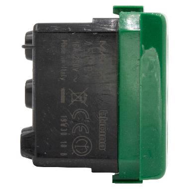 MATIX MAGIC - PRESA BIPASSO 2P+T VERDE - BTICINO A5180V product photo Photo 04 3XL