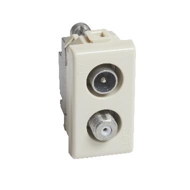 MATIX - PRESA TV-SAT DIRETTA DEMIX 1M AVOR - BTICINO A5214D - BTICINO A5214D product photo Photo 01 3XL