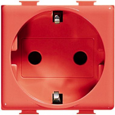 PRESA UNEL ROSSA MATIX MAGIC - BTICINO A5440/2NR product photo Photo 01 3XL