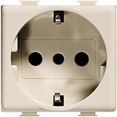 PRESA UNEL TIPO P30 MATIX MAGIC - BTICINO A5440/3 product photo Photo 02 3XL