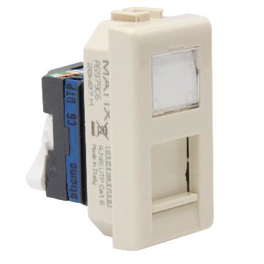 CONNETTORE RJ45 TOOLLESSUTP CAT6 AVORIO MAGIC TT - BTICINO A5979C6 product photo Photo 04 3XL