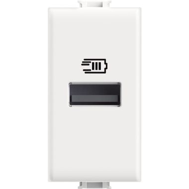 MATIX - Caricatore USB tipo A 1 modulo bianco - BTICINO AM4191A product photo Photo 01 3XL