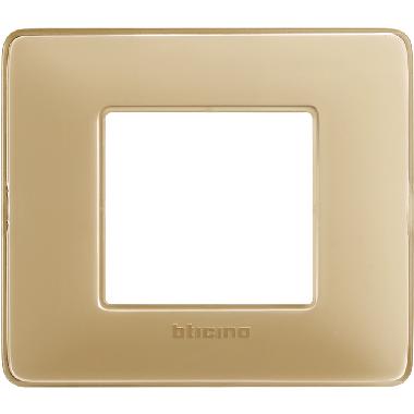 matix - placca 2 posti colors avorio - BTICINO AM4802CAV product photo Photo 02 3XL